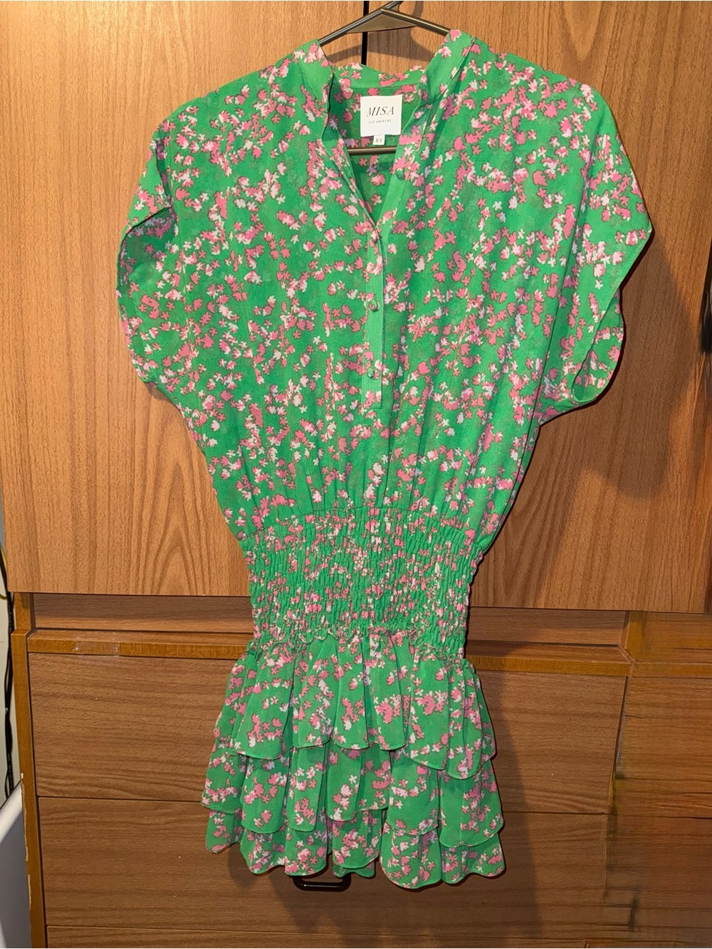 MISA LOS ANGELES Eloisa Dress in Pink Mini Blooms - Picture 3 of 8